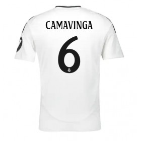 Real Madrid Eduardo Camavinga #6 Hemmakläder 2024-25 Kortärmad